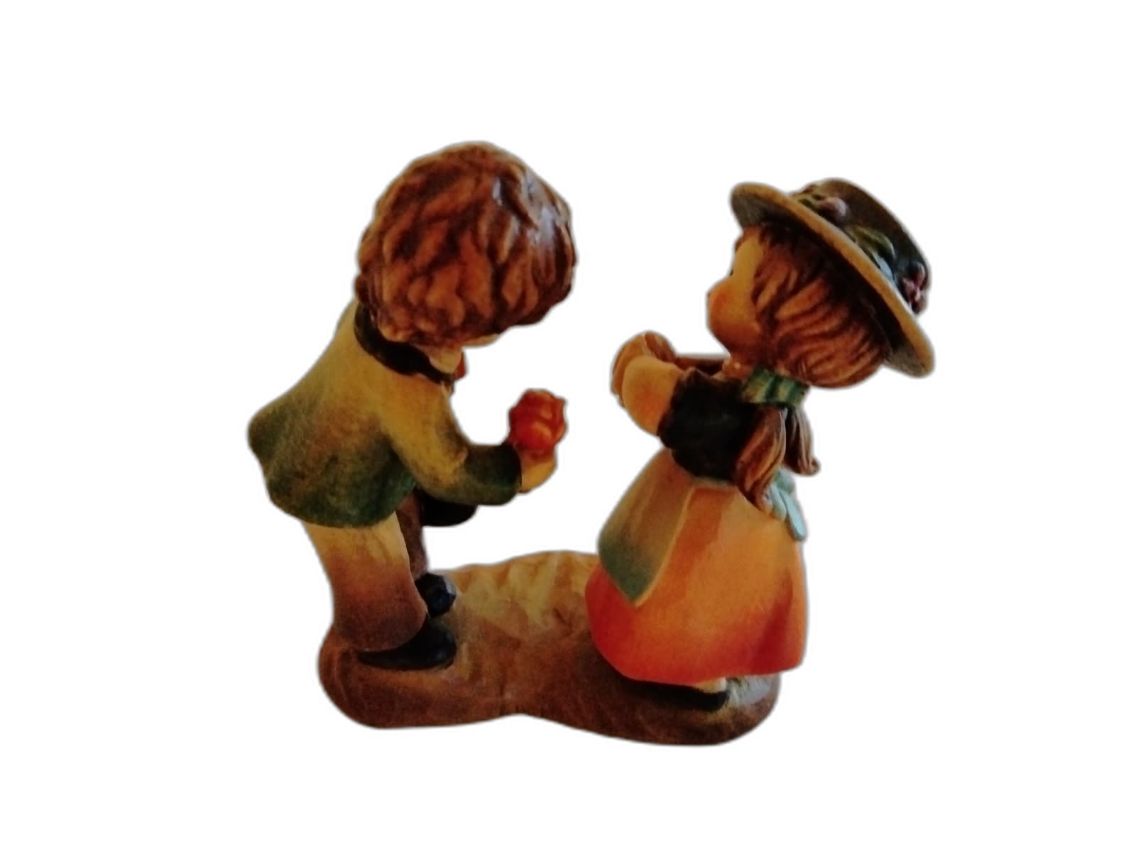 A-165 - Boy Offering Rose to Girl with Heart - Photo 4
