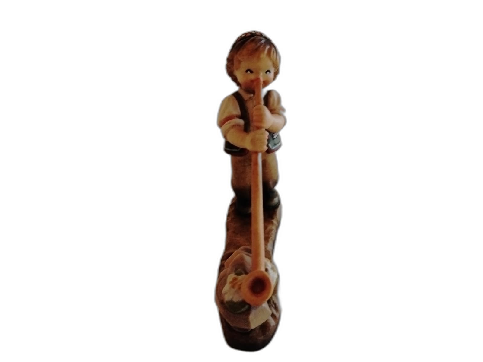A-167 - Boy Playing an Alpine Horn - Photo 3