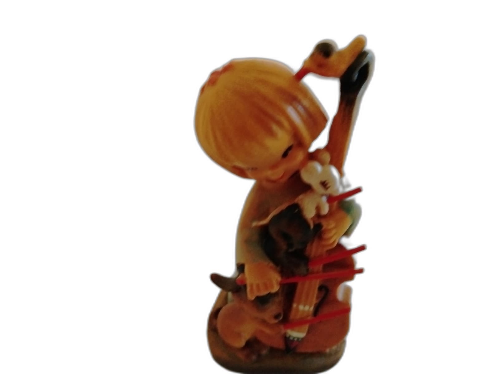 A-169 - Girl Playing Cello with Animals - Photo 1