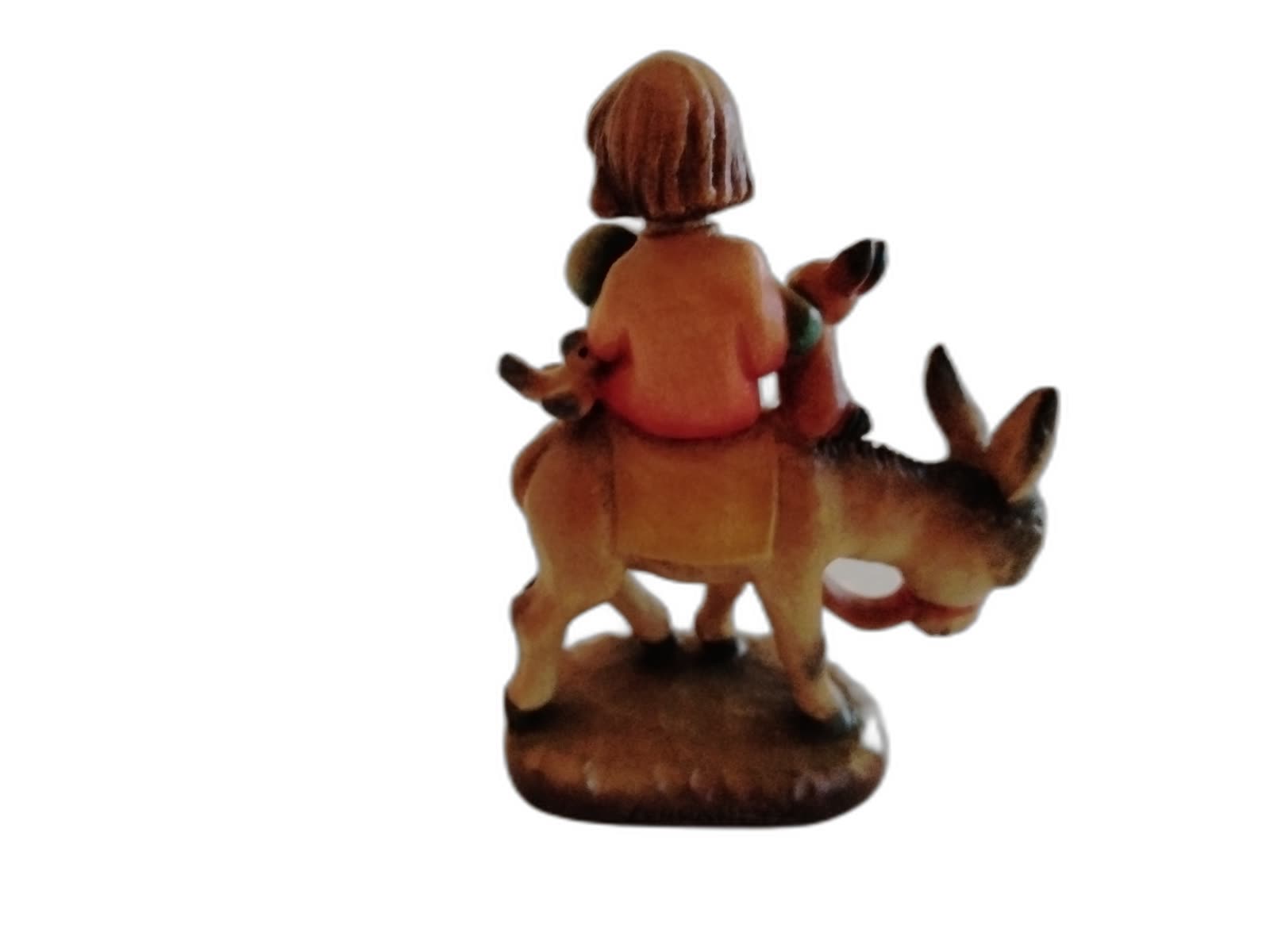 A-187 - Girl Riding Donkey with Baby - Photo 4