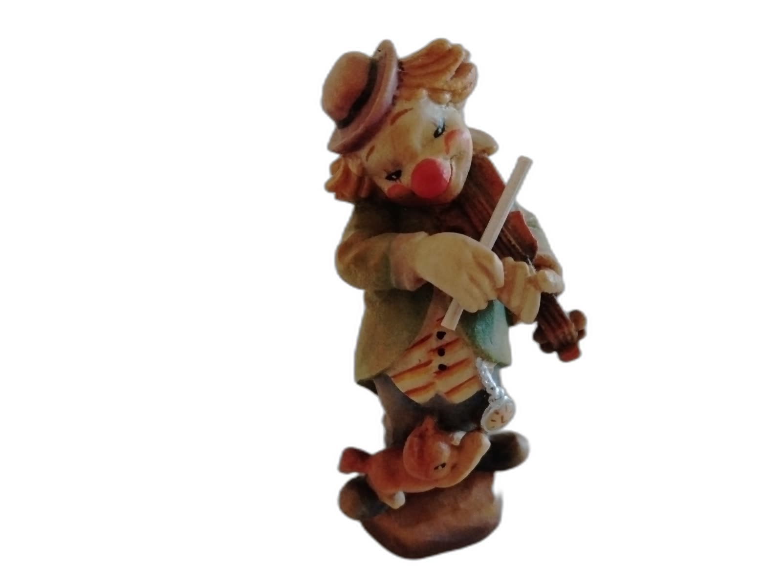 A-192 - Clown Violinist with Cat - Photo 1