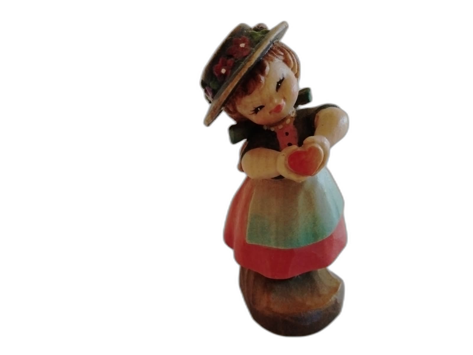 A-194 - Girl Holding a Heart - Photo 1