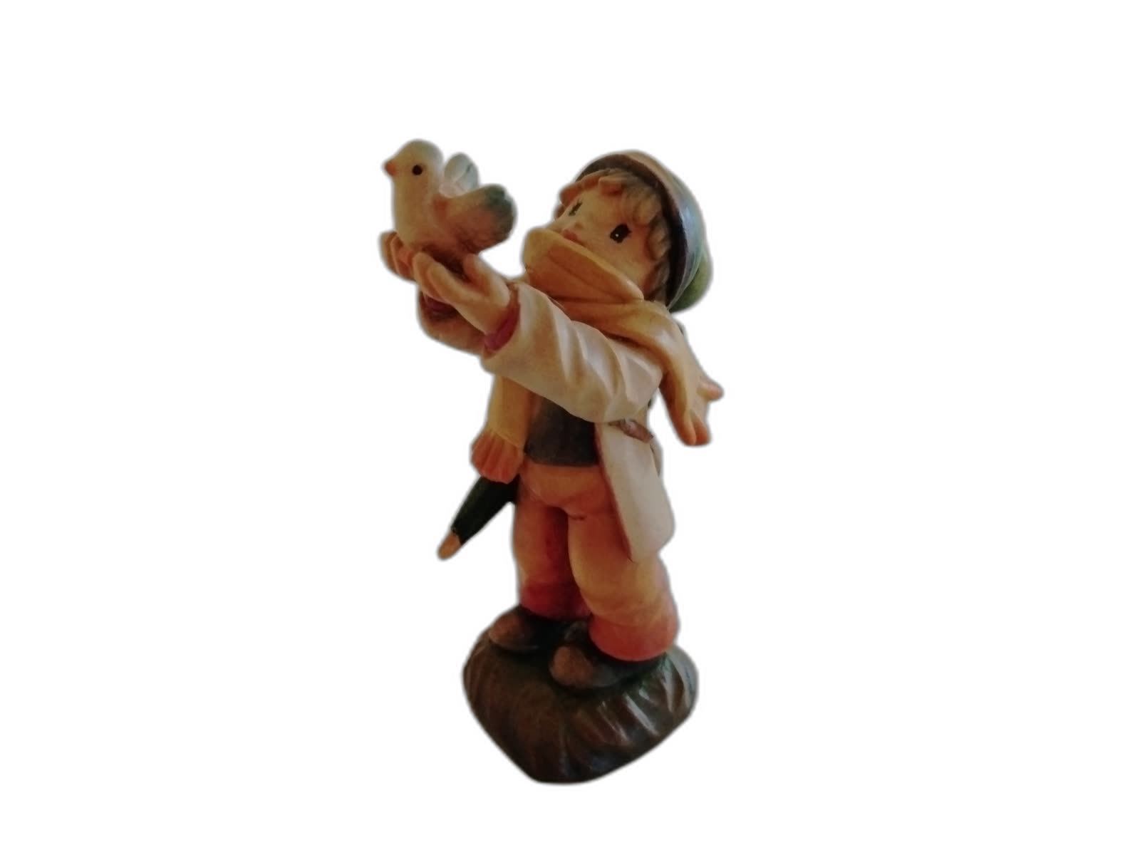 A-197 - Winter Boy Releasing a Bird - Photo 1