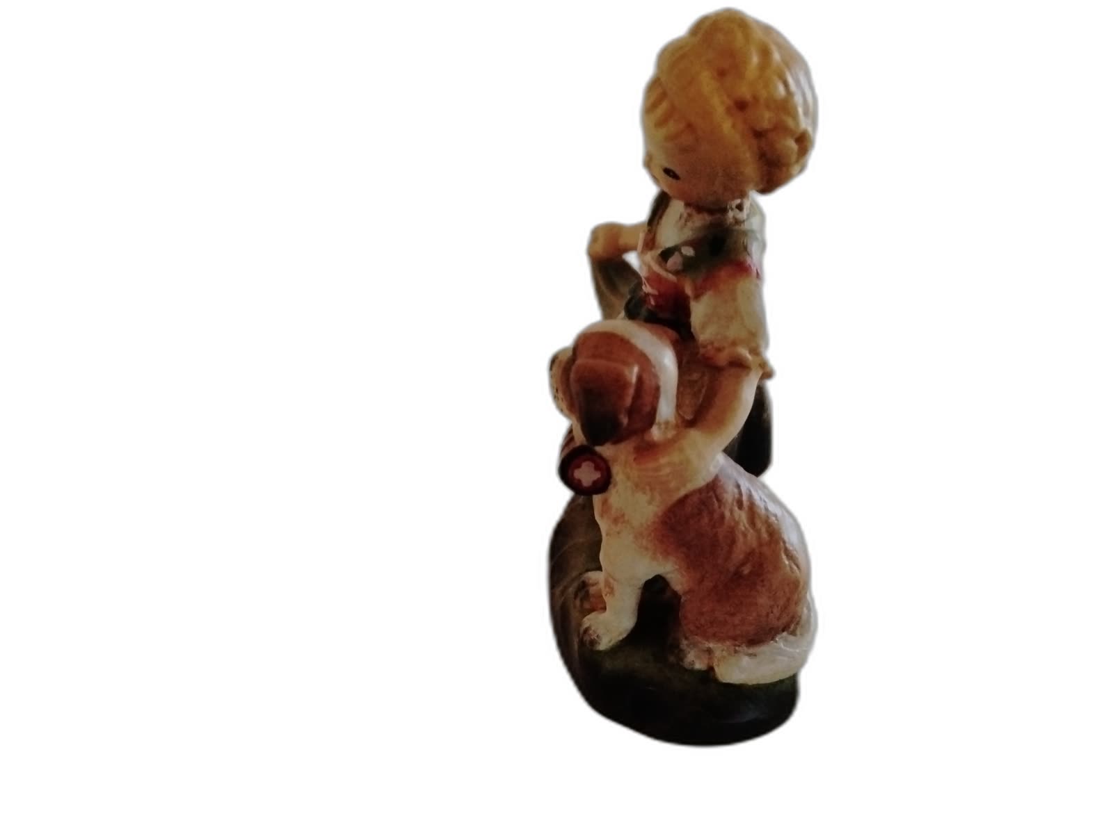 A-199 - Girl with Saint Bernard - Photo 3
