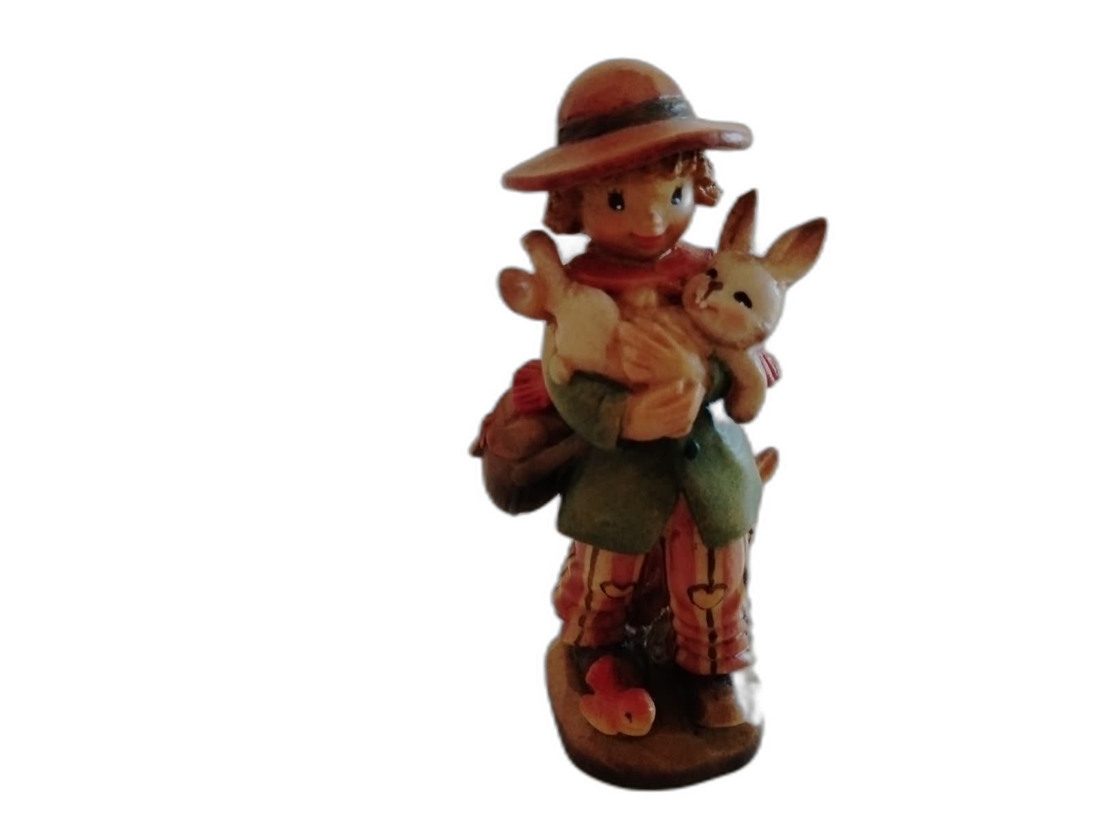 A-207 - Boy Carrying Rabbits - Photo 1