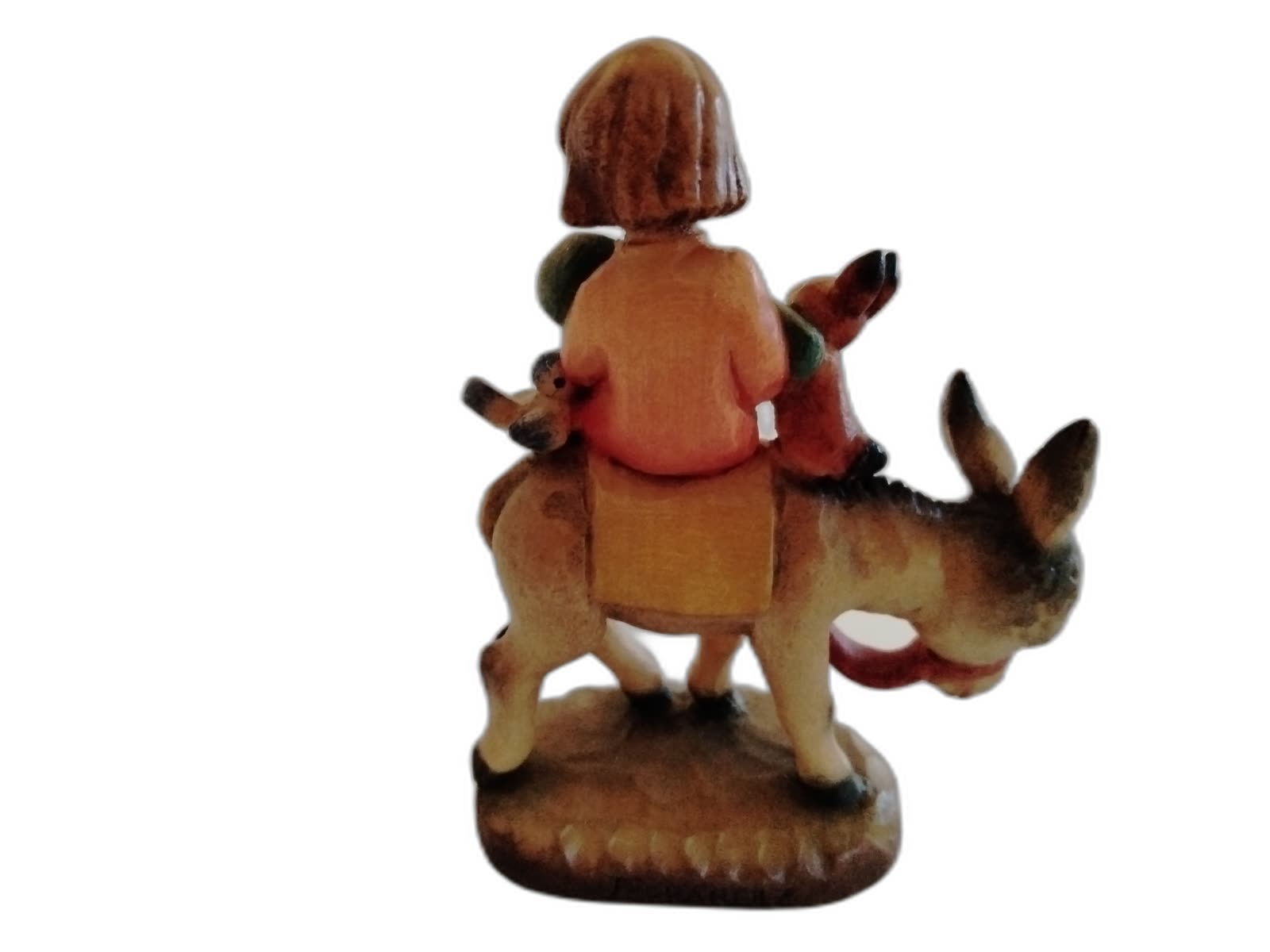 A-222 - Girl Riding Donkey with Baby - Photo 4