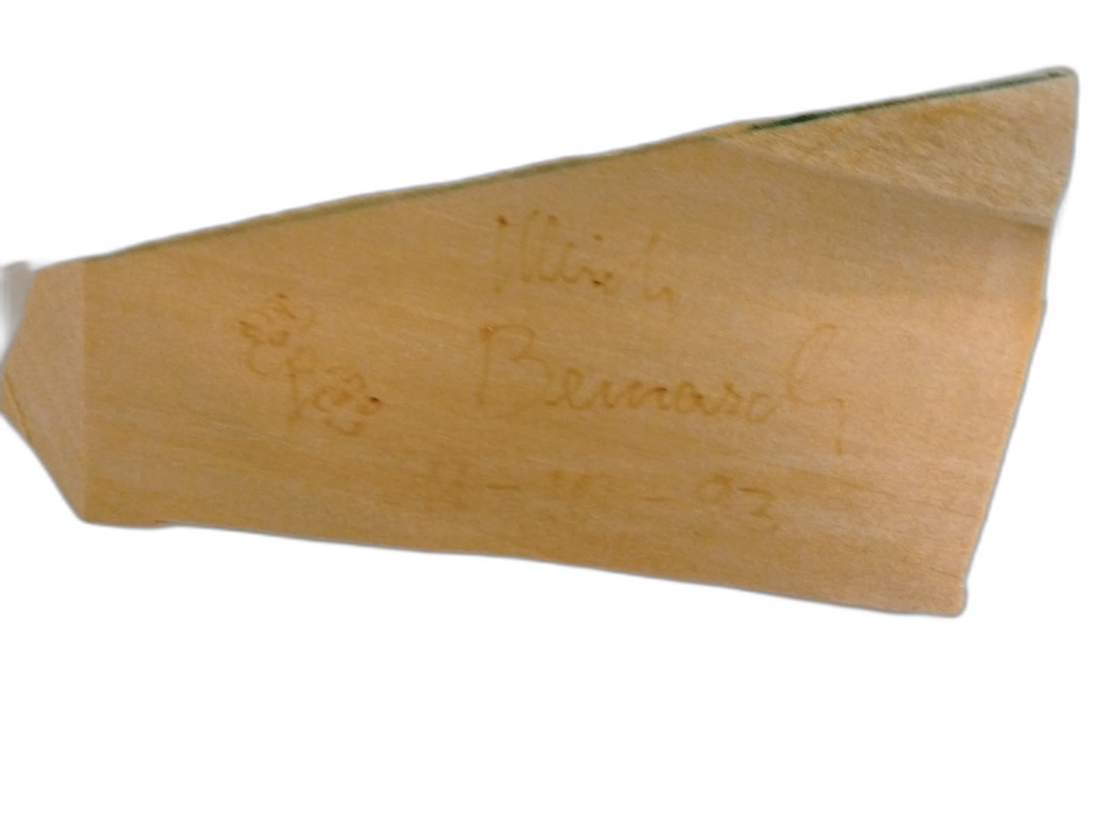A-227 - Ulrich Bernardi Signed Wood Samples - Set of Three - Photo 3