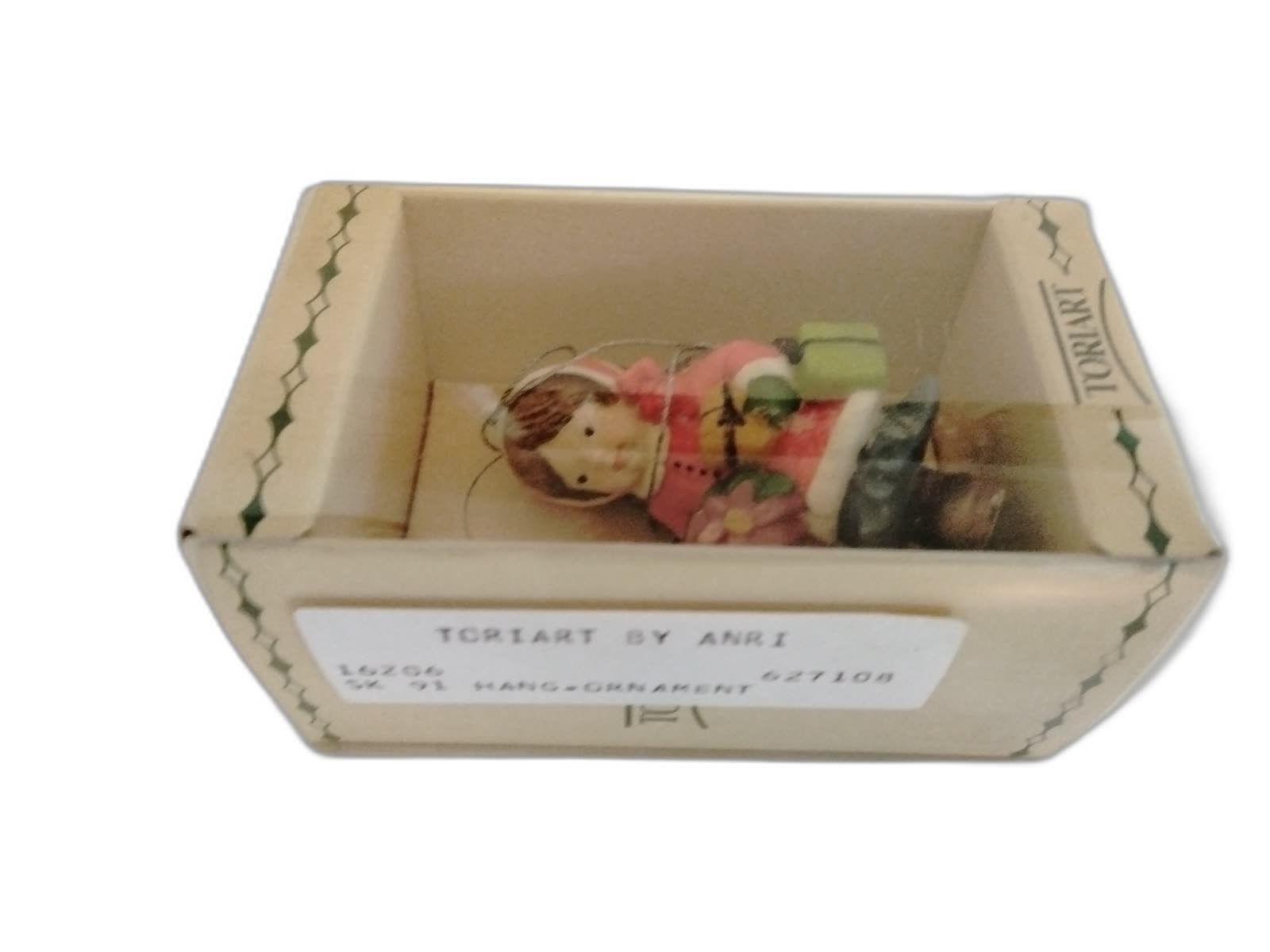A-230 - Girl with Gifts Christmas Ornament - Photo 4