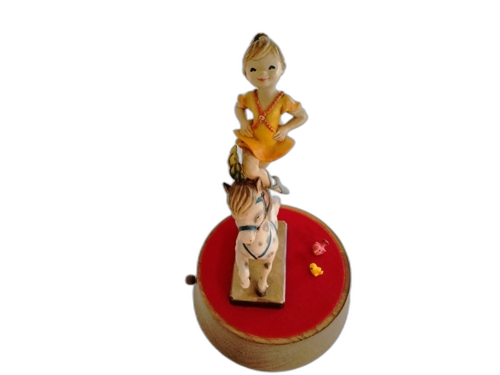 A-234 - Ballerina on Circus Horse Music Box - Photo 2