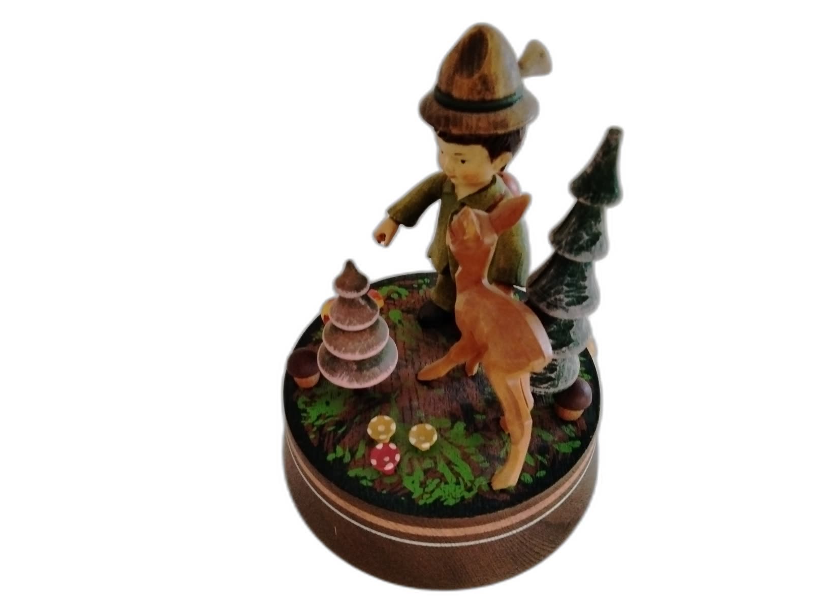 A-235 - Boy with Deer Music Box - Photo 3