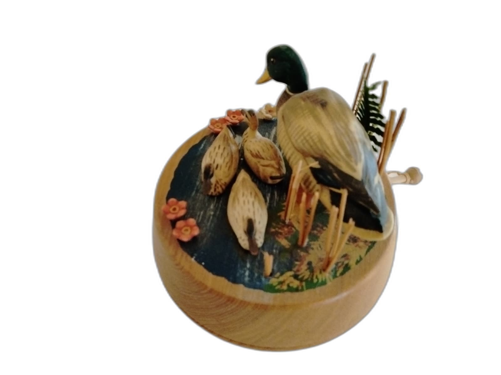A-237 - Mallard Ducks Music Box - Photo 2
