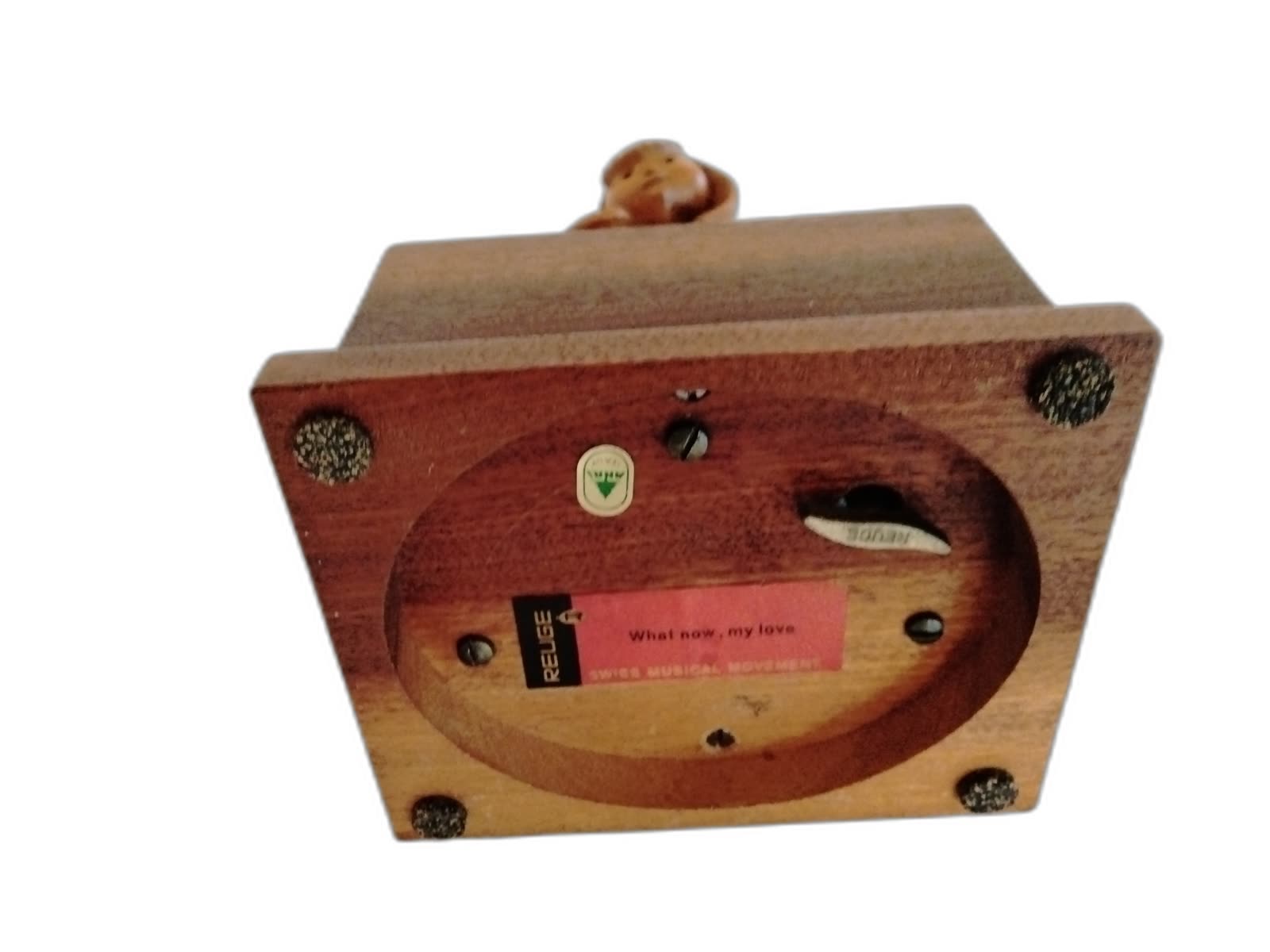 A-238 - Girl Holding Flower Music Box - Muted Colorway - Photo 5
