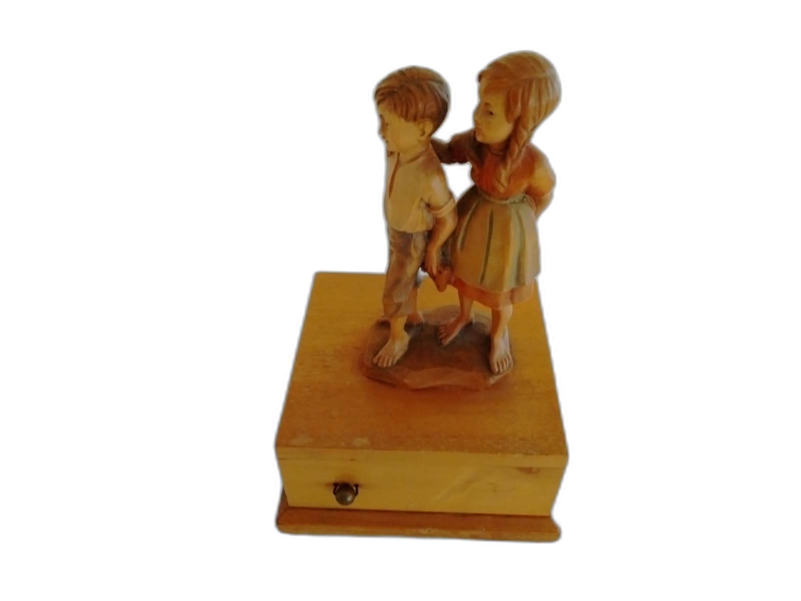 A-239 - Boy and Girl Moon River Music Box - Photo 1
