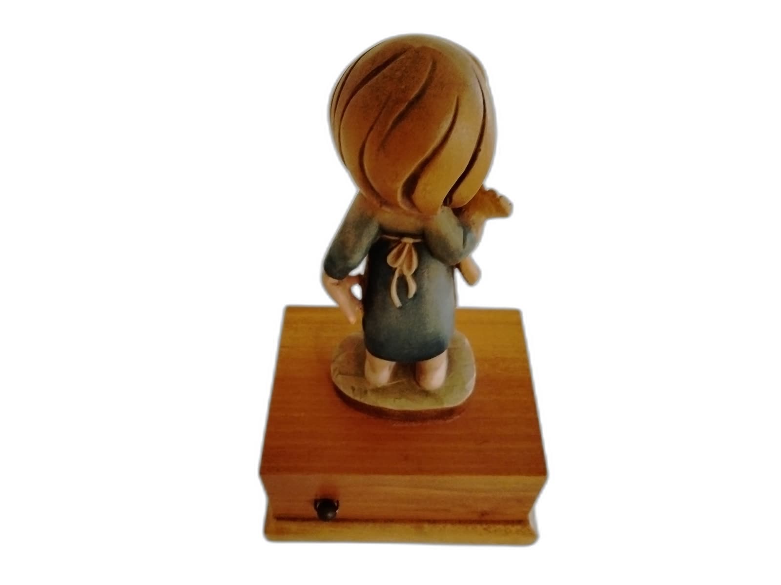 A-240 - Girl Holding Flower Music Box - Colorful Version - Photo 4