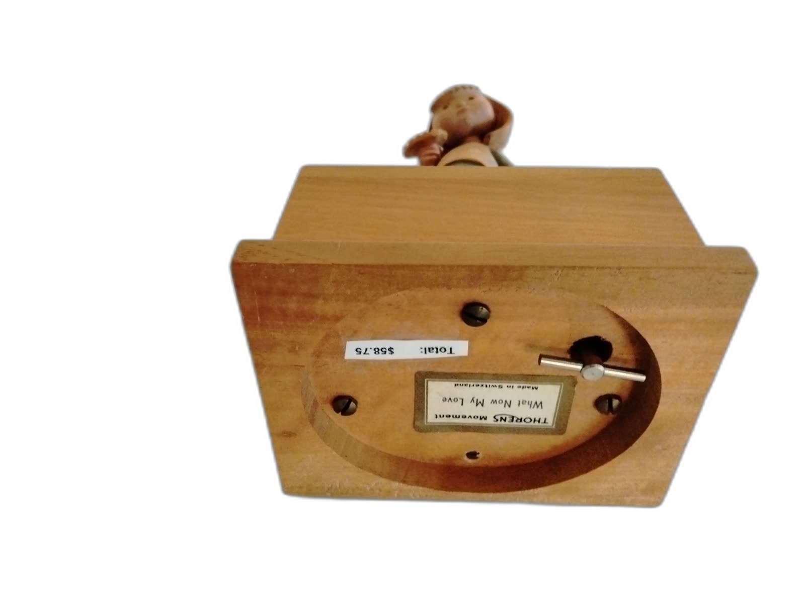 A-240 - Girl Holding Flower Music Box - Colorful Version - Photo 5