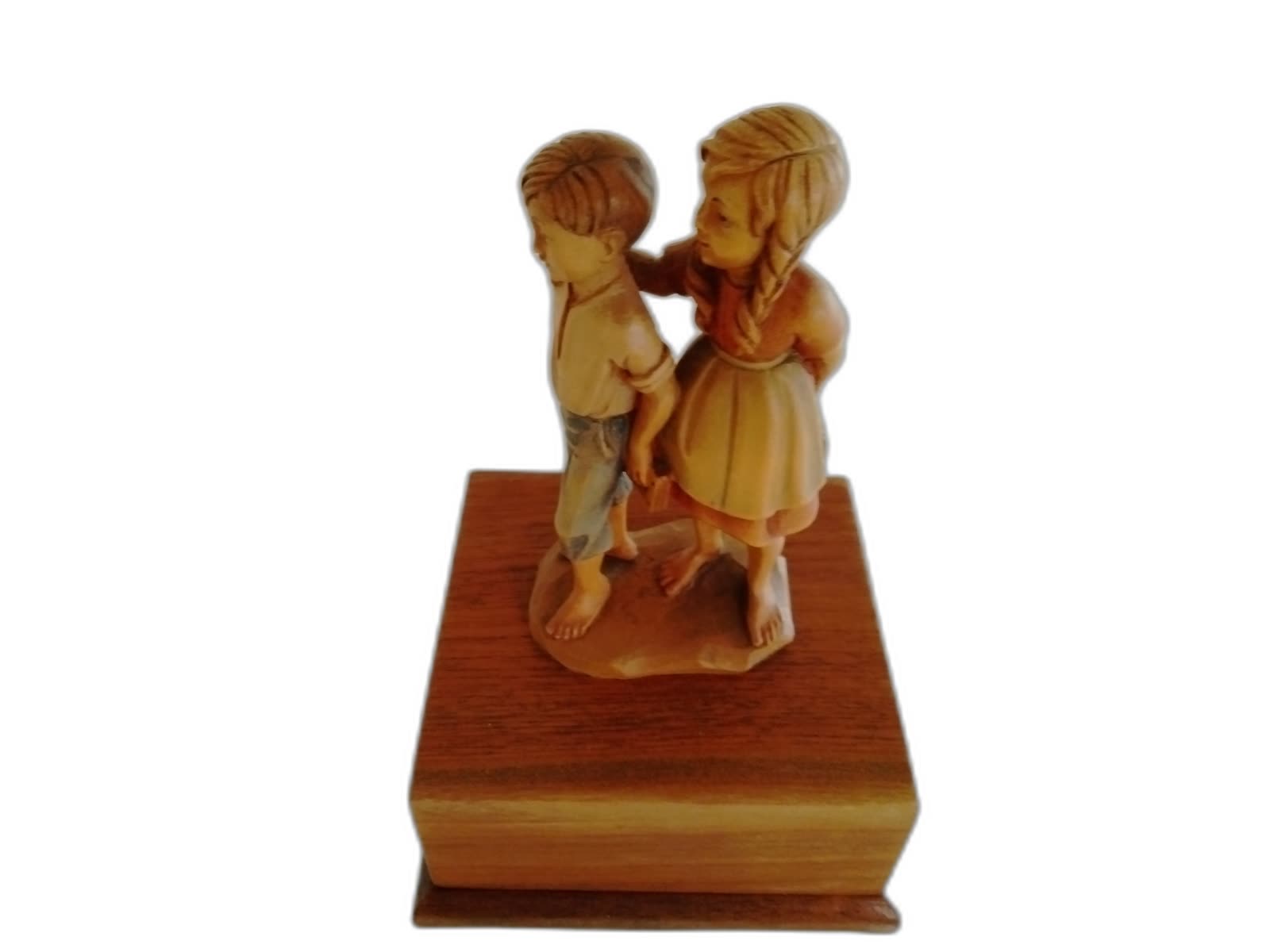 A-241 - Boy and Girl Moon River Music Box - Photo 1
