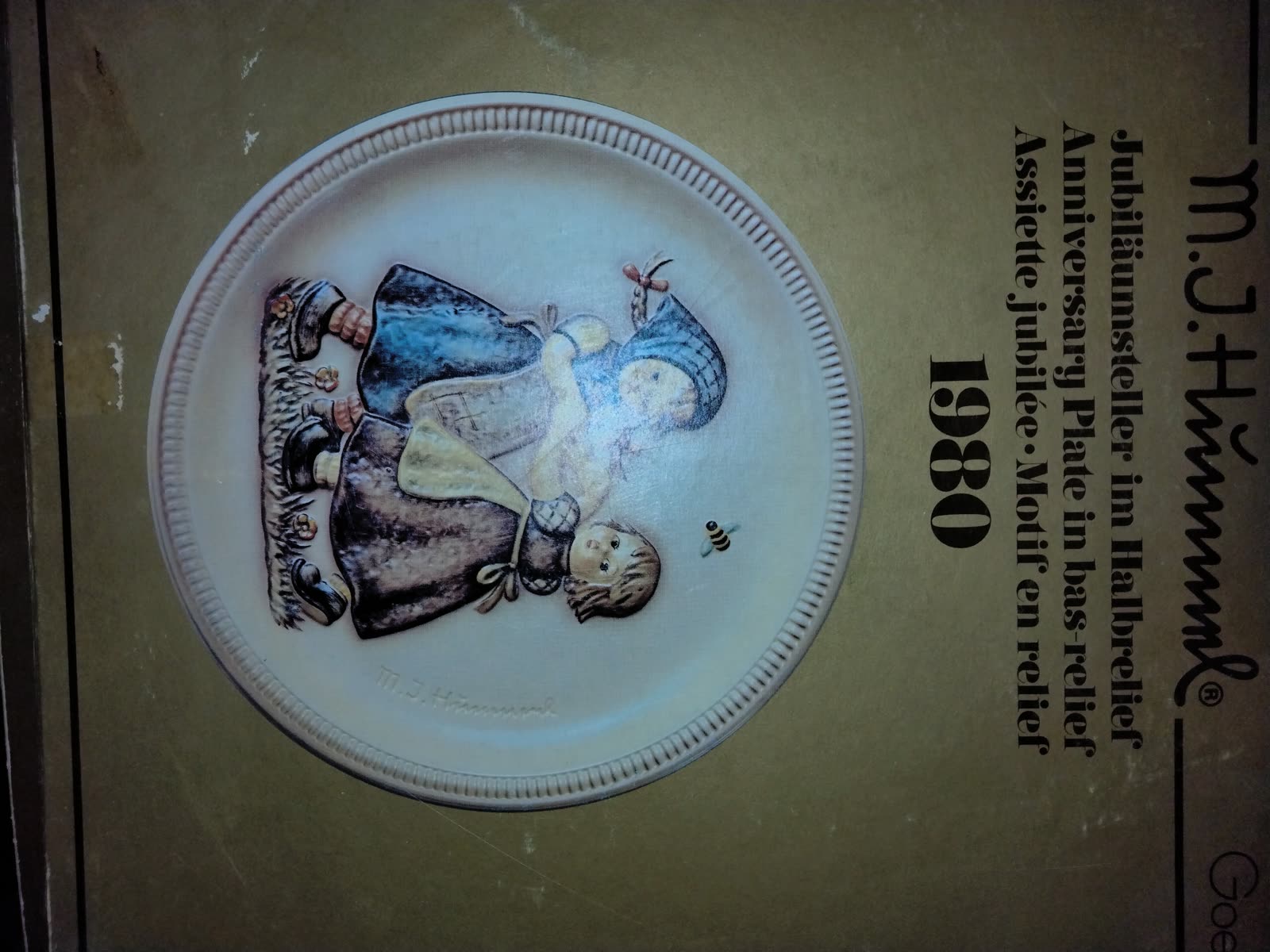 C1-001 Hummel Anniversary Plate & Figurine image 2