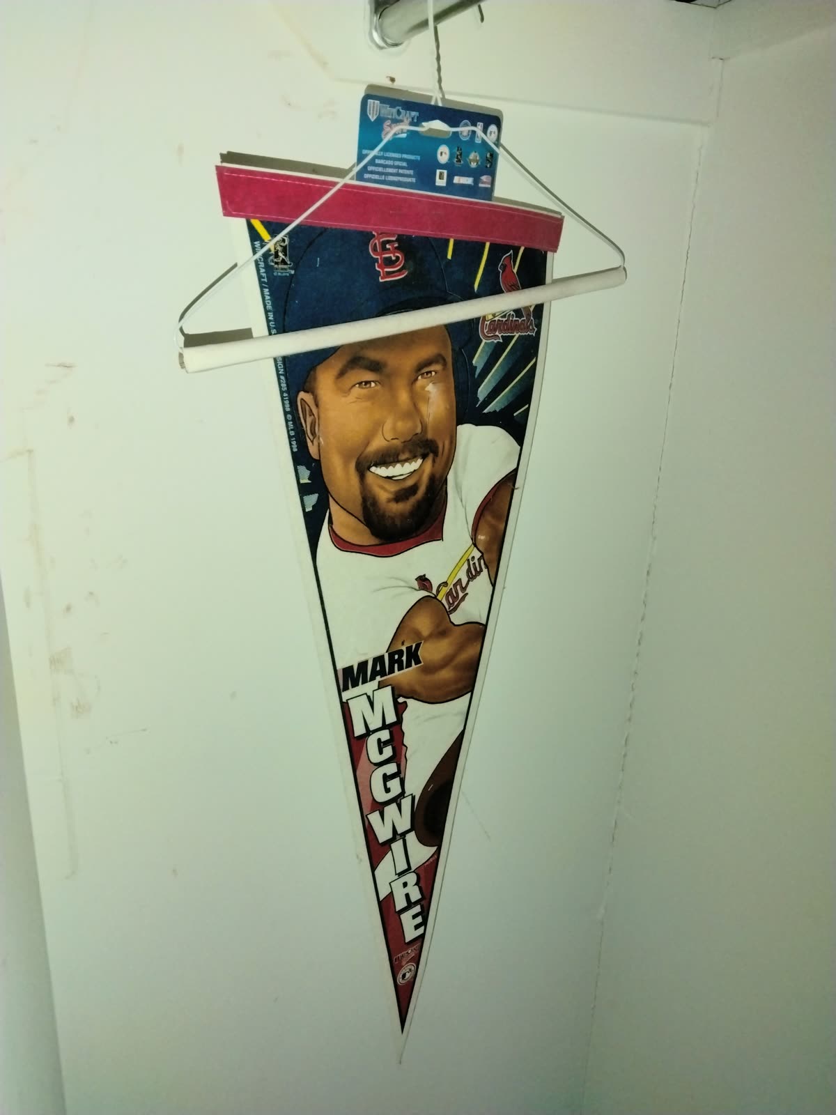 C5-005 Mark Mcgwire Cardinals Pennant image 1