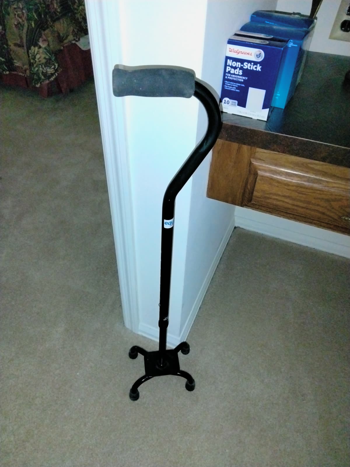 MS-009 Quad-Base Walking Cane image 1