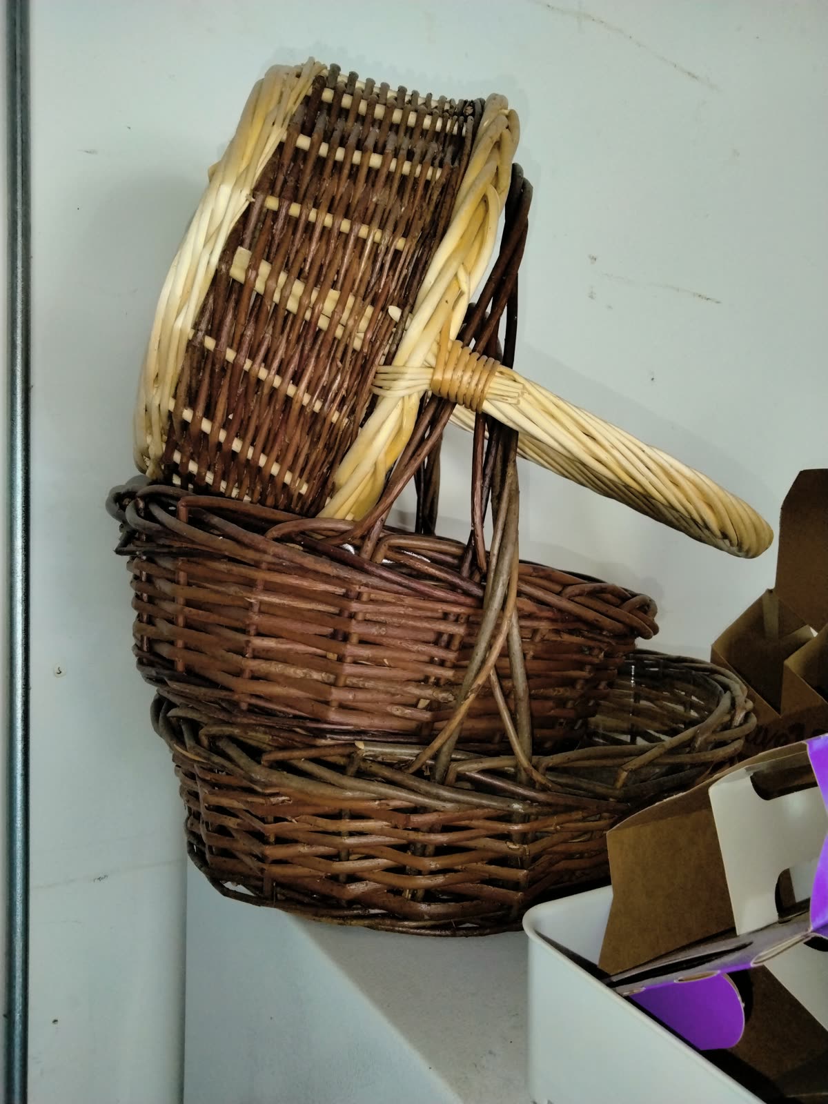 GA-007 Wicker Baskets Lot image 1