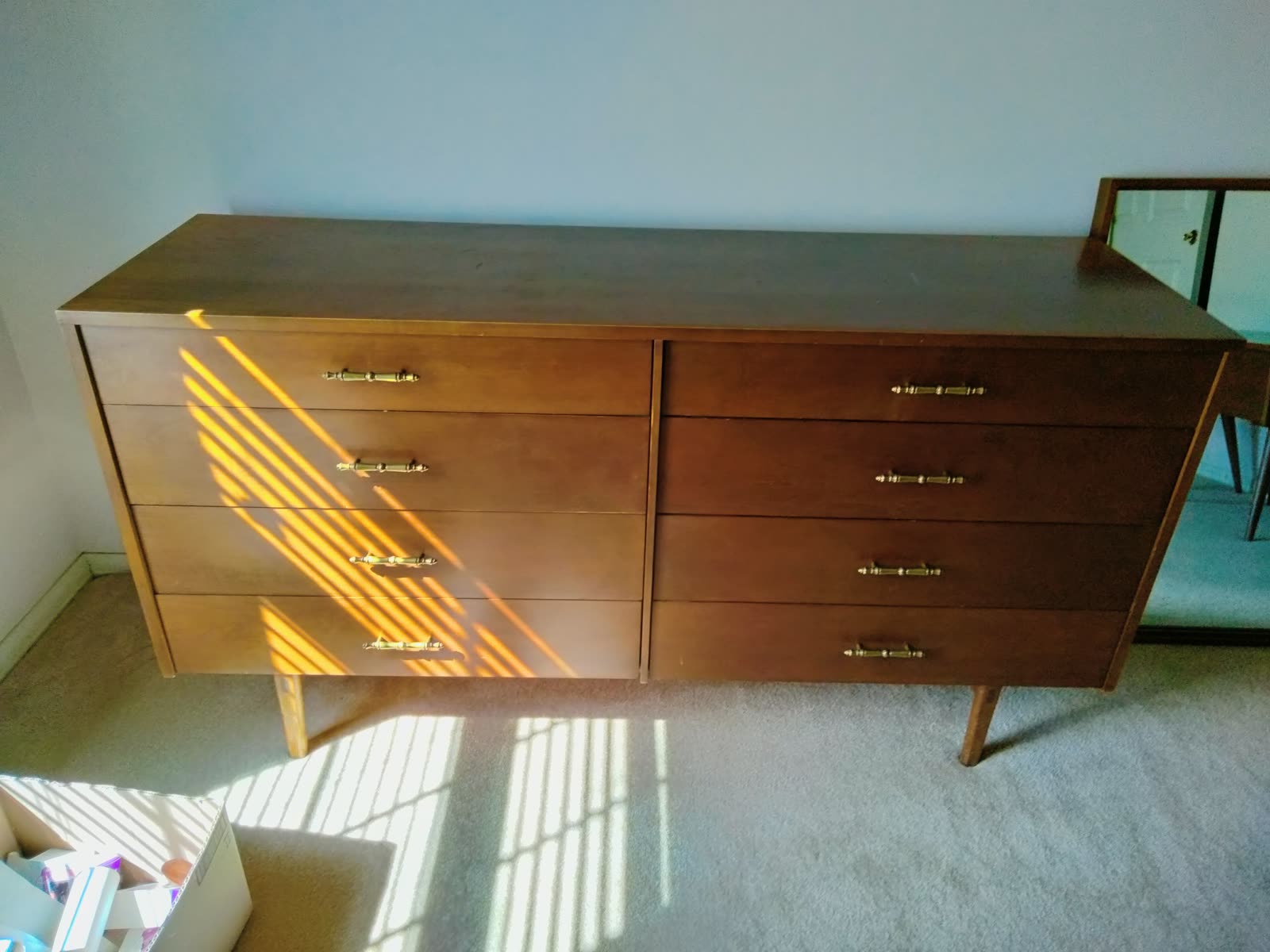 B2-001 Mid-Century Low Dresser image 1